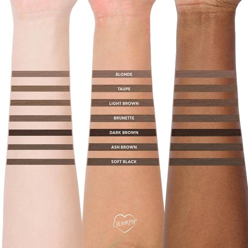 Colourpop Brow Boss Waterproof Eyebrow Pencil - Precision Defining Pencil with Built-In Spoolie - Blonde (0.003 oz)