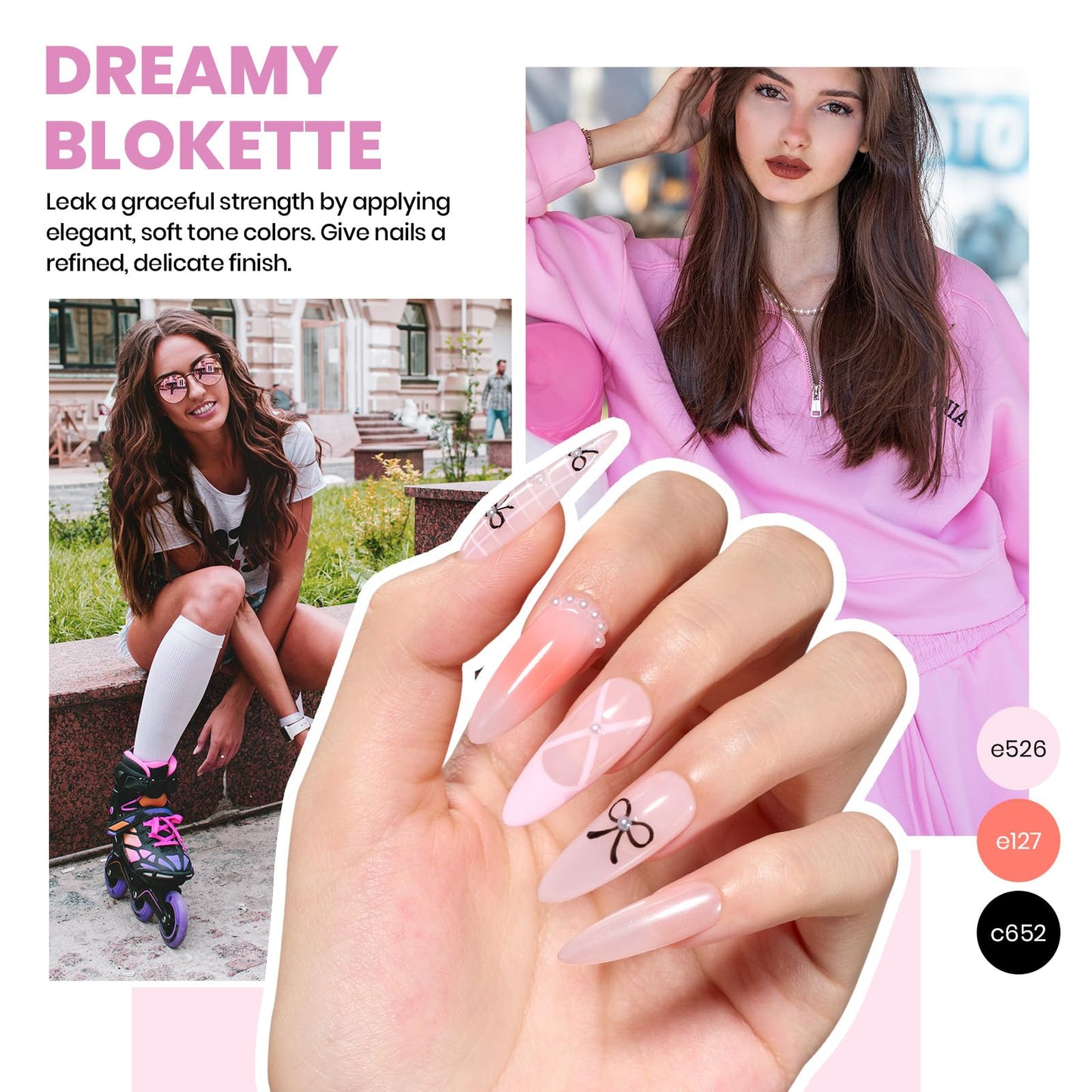 Beetles Spring Gel Nail Polish Kit with Uv Light, 37Pcs 25 Colors Pastel Gel Polish Starter Kit, Green Pink Red Blue Purple Gel Polish for Beginners with Everything Manicure Tools Gift for Women