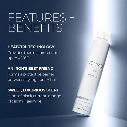Paul Mitchell Neuro Protect HeatCTRL Iron Hairspray - Perfect Prep & Finish for All Hair Types