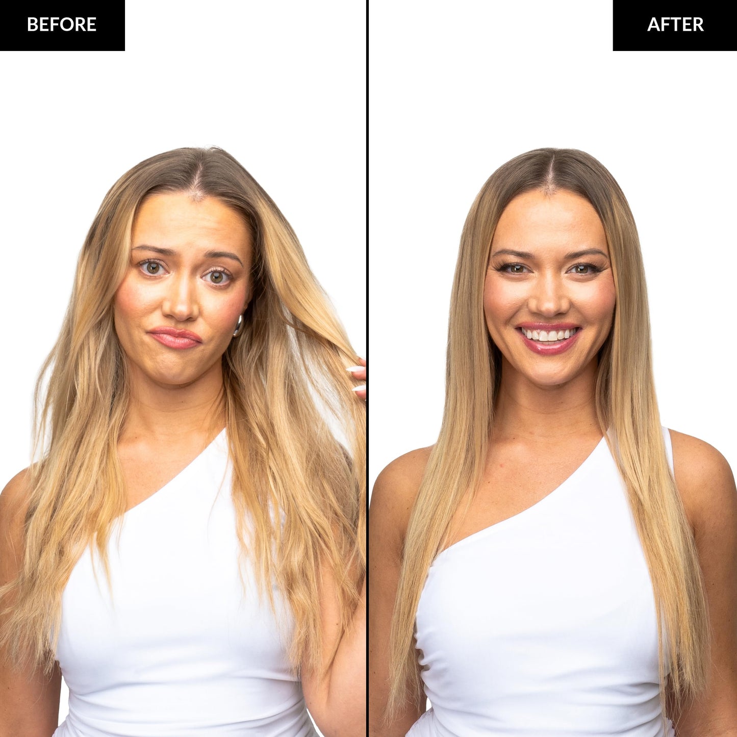 FoxyBae Hair Straightener, 1" Sleek & Slay Ceramic Flat Iron Hair Straightener - Dual Voltage Portable 2 in 1 Hair Curler & Straightener for Frizz Free, Shinier & Smoother Hair [Party-Pink]