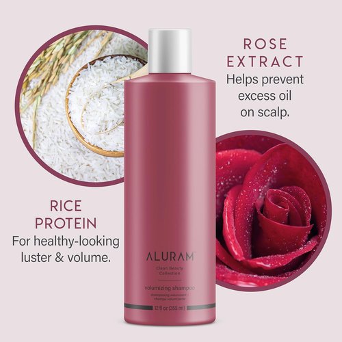 ALURAM Volumizing Shampoo - Gentle Non-Drying Cleanser for Body & Fullness | All Hair Types