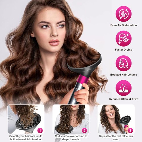 Dyson | Upgraded Hair Dryer Diffuser Attachment - Portable Styling Tool for Airwrap HS01/HS03/HS05