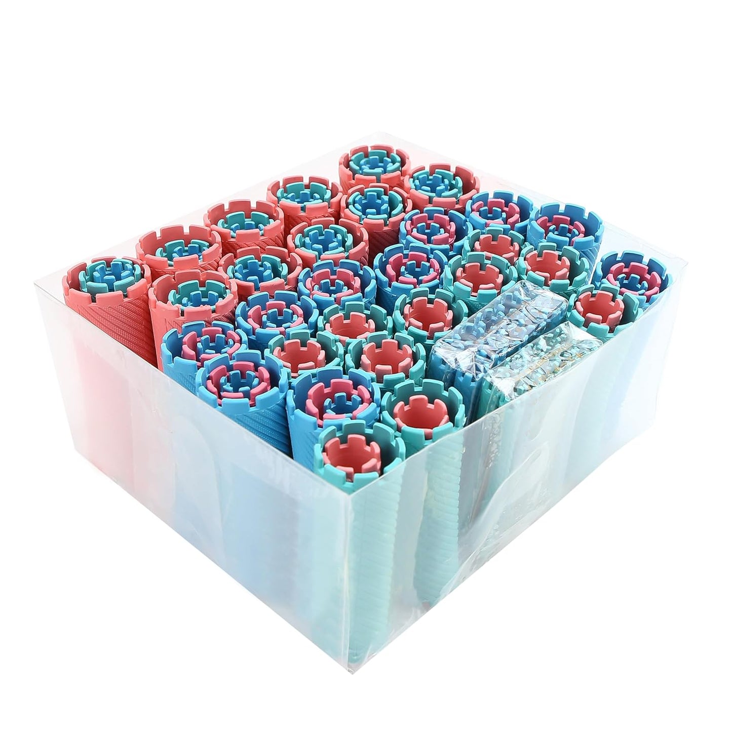 Skiennix 100 Pcs Perm Rods Set - Versatile Curlers for Short & Long Hair | Cold Wave Curling Kit