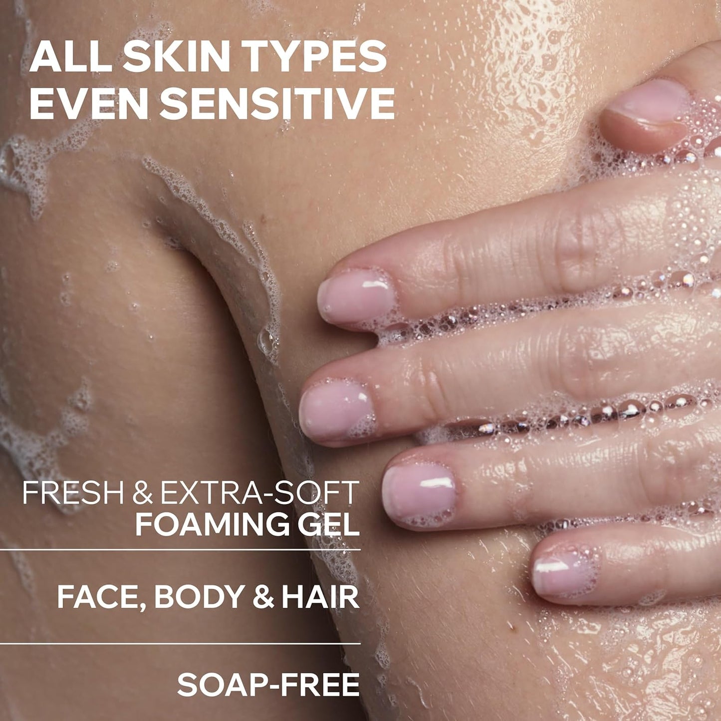Uriage Extra-Rich Face & Body Wash - Gentle Cleanser for Sensitive Skin | Paraben & Soap-Free, 200ml