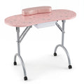Portable Manicure Table with Folding Legs & Storage Bag - Nail Salon Station