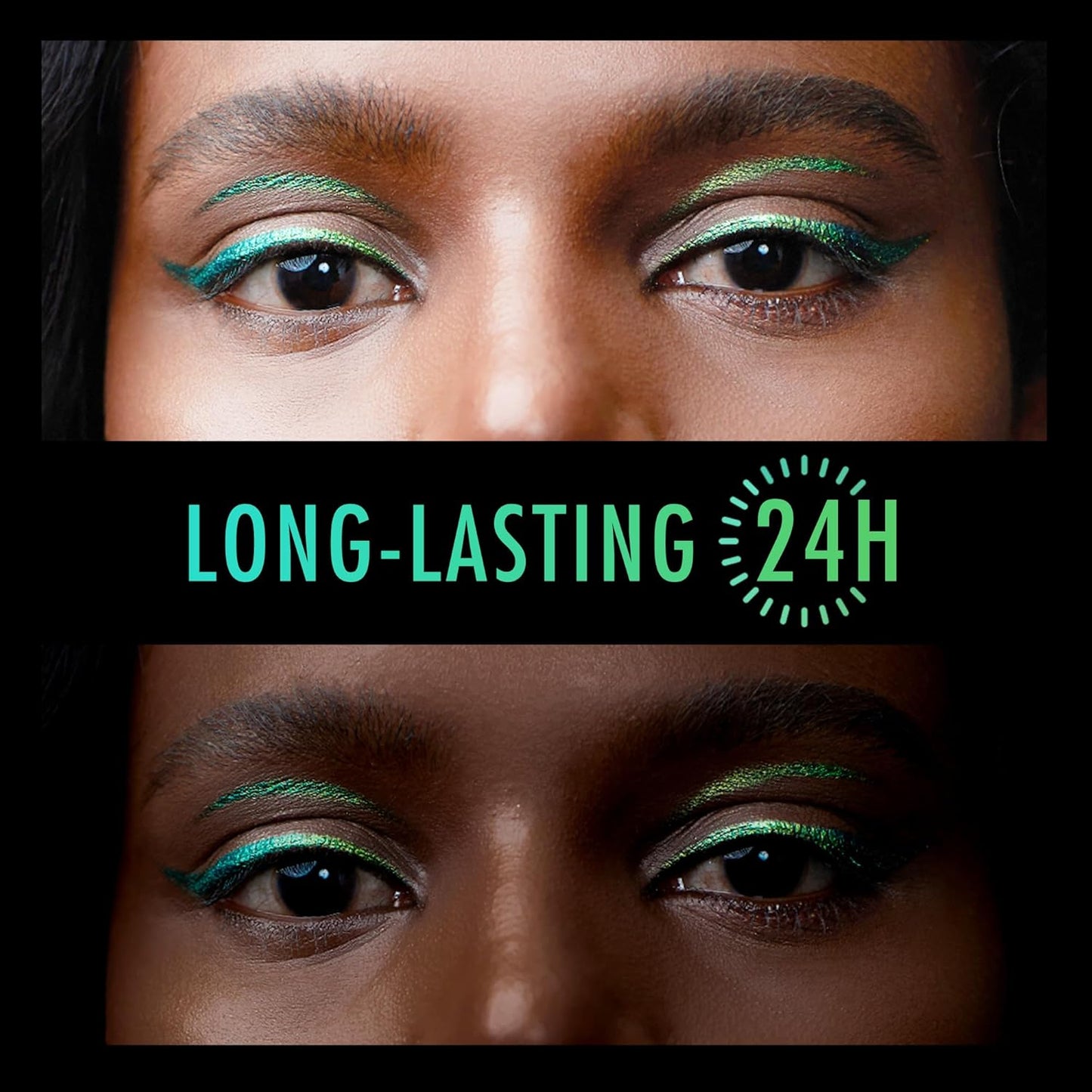 BEPHOLAN Chameleon Metallic Green Eyeliner Pencil - Waterproof, Smudge-Proof & Long-Lasting 24h