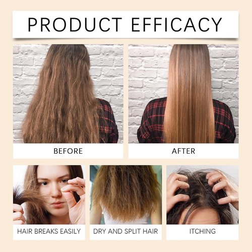 Hair Gloss Oil, Anti-Frizz Glaze Drops - Hair Treatment Oil for Smooth Shiny Hair, Hydrating Nourishing Serum for Frizz Damaged Dry Hair, Daily Use at Home Salon Hair Care (1.69floz, 1pc)