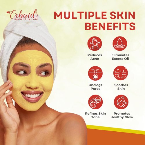 Regine Switzerland Sulfur Face Mask - All-Natural Brightening Clay Powder for Oily Skin | Cleanse Pores & Absorb Oil