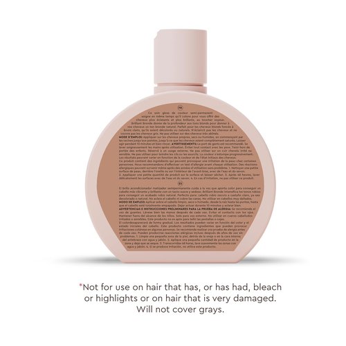 Glaze Supergloss Color Conditioning Gloss - Hydrating Semi-Permanent Hair Color & Shine Boost - 6.4 Fl Oz | Brilliant Bronde