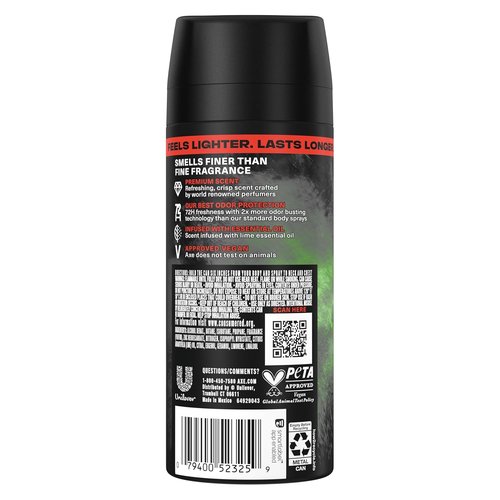 AXE Fine Fragrance Body Spray - Watermelon Freeze | 72-Hour Freshness, Aluminum-Free, 2.9 oz (3 Count)