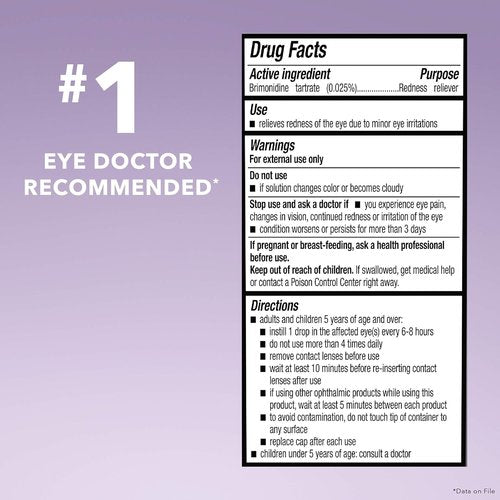 LUMIFY Eye Drops - Fast Redness Relief for Brighter Eyes | Works in 1 Minute, Lasts 8 Hours, 0.25 Fl Oz