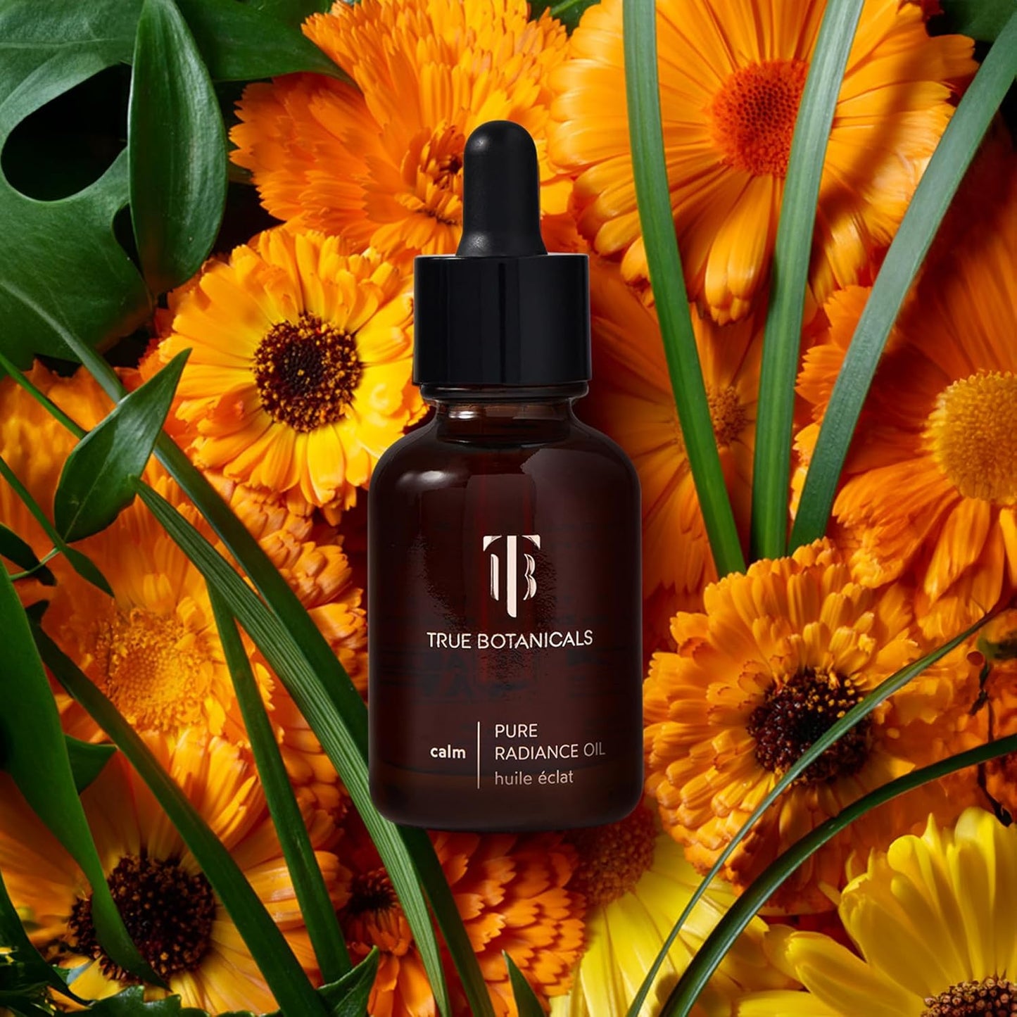 True Botanicals - Organic CALM Pure Radiance Face Oil | Clean, Non-Toxic Skincare (1 fl oz | 30 ml)