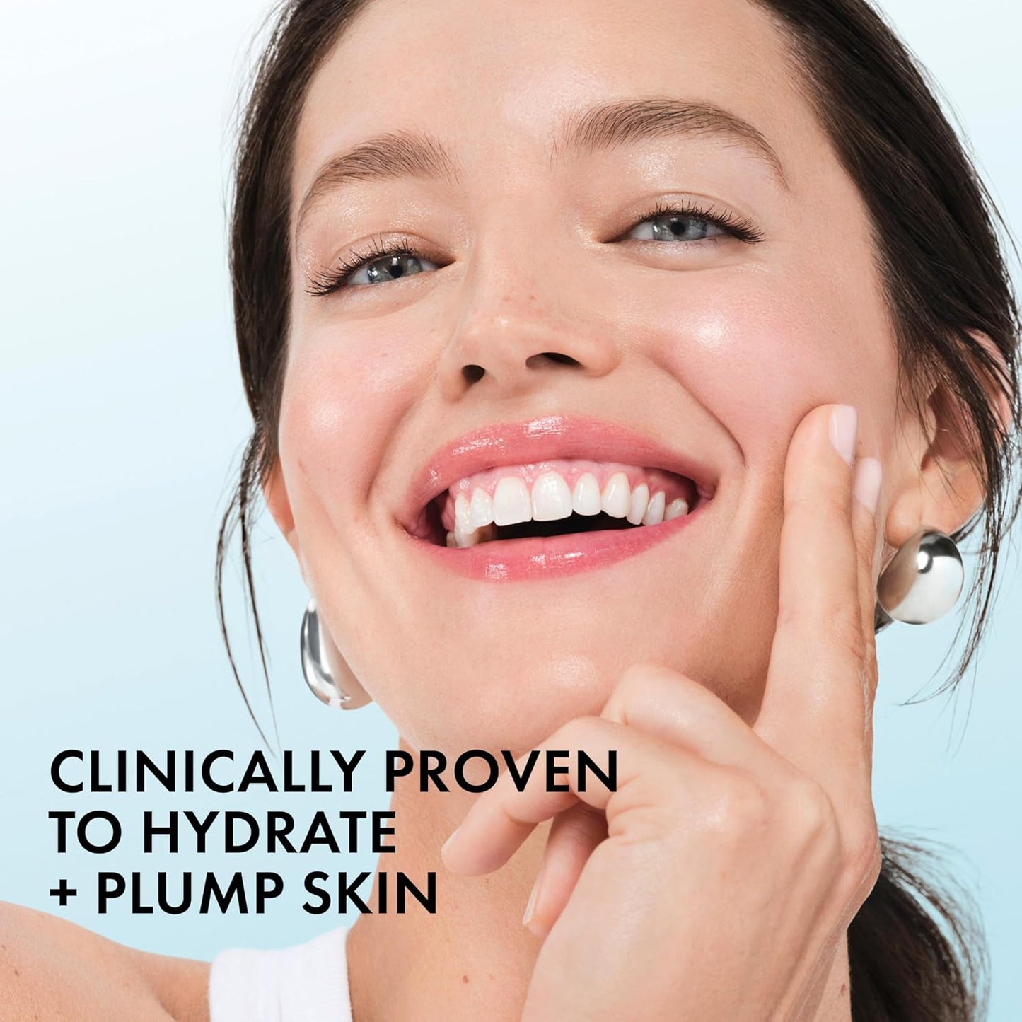 Vichy Mineral 89 Booster, Pure Hyaluronic Acid Serum for Face with Polyglutamic Acid for Skin Barrier Repair, Plumps & Hydrates, Lightweight Hydrating Serum, Oil-Free, Non-Sticky