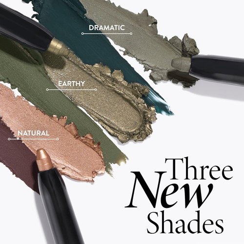 Laura Geller New York Swipe-N-Line Dual-Ended Eyeshadow & Eyeliner - Earthy Taupe-Green/Warm Green - Waterproof Cream Formula