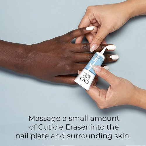 CND Cuticle Care Set - SolarOil & Cuticle Eraser for Moisturizing & Gentle Exfoliation | 0.5 fl oz
