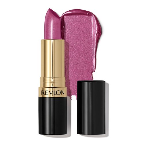 Revlon Super Lustrous Lipstick - Creamy Formula for Soft, Fuller Lips | Iced Amethyst (625), 0.15 oz