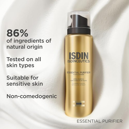 ISDIN Isdinceutics Essential Purifier - Water-Based Foaming Cleanser, Removes 91% of Impurities | 150ml