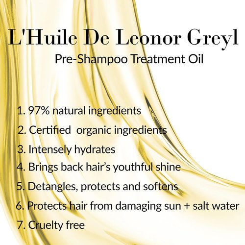 Leonor Greyl L'Huile Pre-Shampoo Treatment - Nourishing Hair Oil for Dry Hair | 0.84 FL OZ, Made in France
