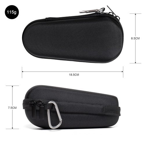 Nincha Electric Shaver Case - Hard Shell EVA Travel Bag for Braun Series 3, 5, 7, 9 (Black)