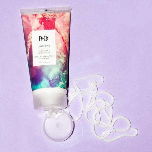 R+Co HIGH DIVE Moisture + Shine Crème | Leave-In Hydrating Cream for Smooth, Frizz-Free Hair | Adds Softness, Shine & Manageability | Vegan & Color-Safe