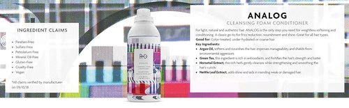 R+Co ANALOG Cleansing Foam Conditioner – Lightweight Softening & Frizz-Reducing Conditioner for All Hair Types,