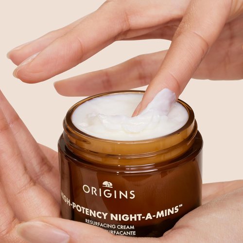 Origins High-Potency Night-A-Mins Resurfacing Face Moisturizer with Jojoba - Night Cream, 1.7 Fl Oz