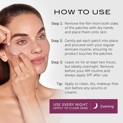 111SKIN Wrinkle Erasing Retinol Patches - Non-Invasive Forehead & Under Eye Treatment | Vitamin C & Peptides, 3 x 1.23 oz