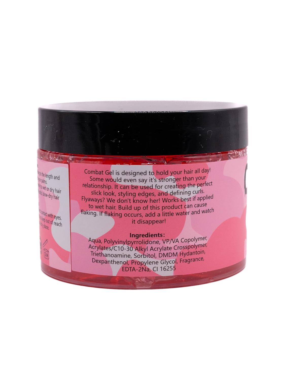 Skiennix Combat Gel - Extreme Hold Hair Gel for All-Day Style | 250 ML, Strawberry Scent
