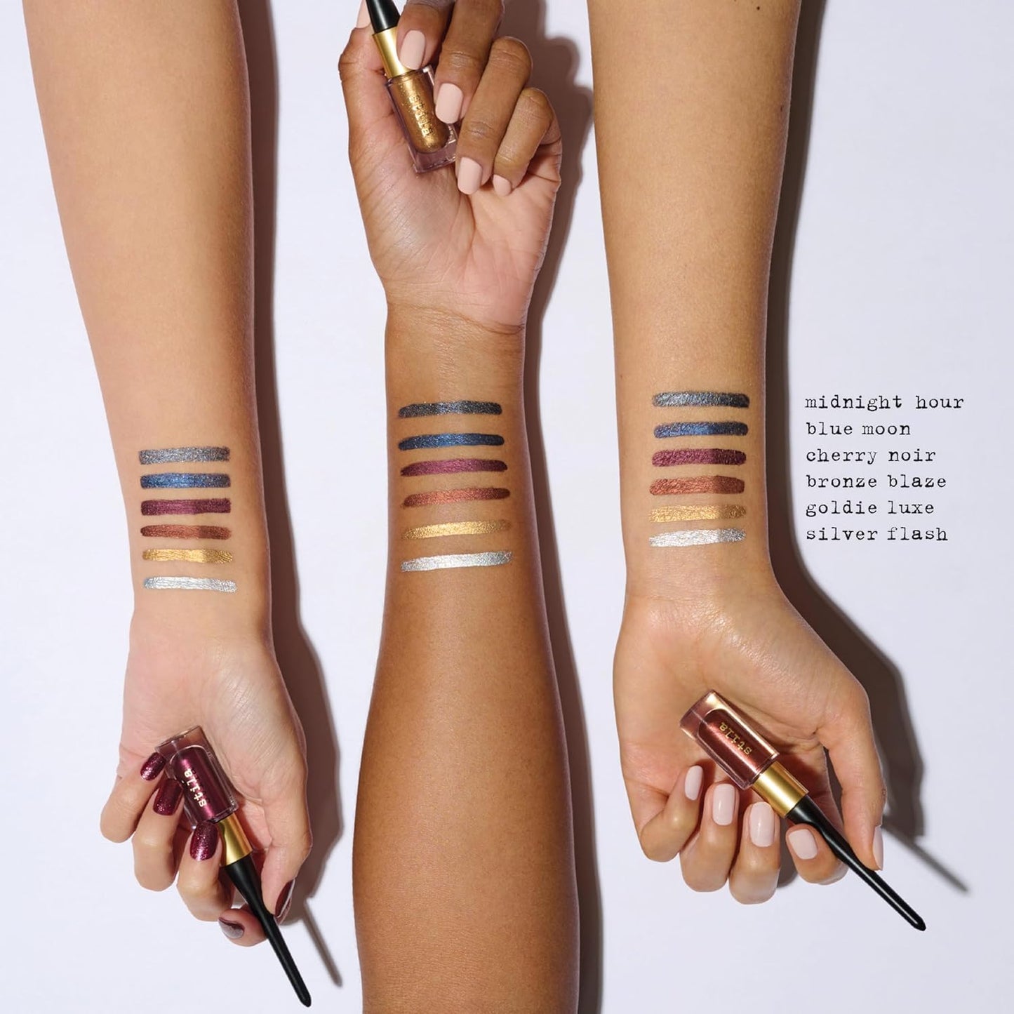STAY ALL DAY Inkwear Liquid Eye Liner - Long-Lasting Waterproof Formula | Bold Black Shade