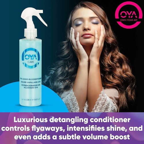 OYA Leave-In Hair Conditioner - 236 ml | Hydrate, Detangle & De-Frizz for Natural, Color-Treated Hair