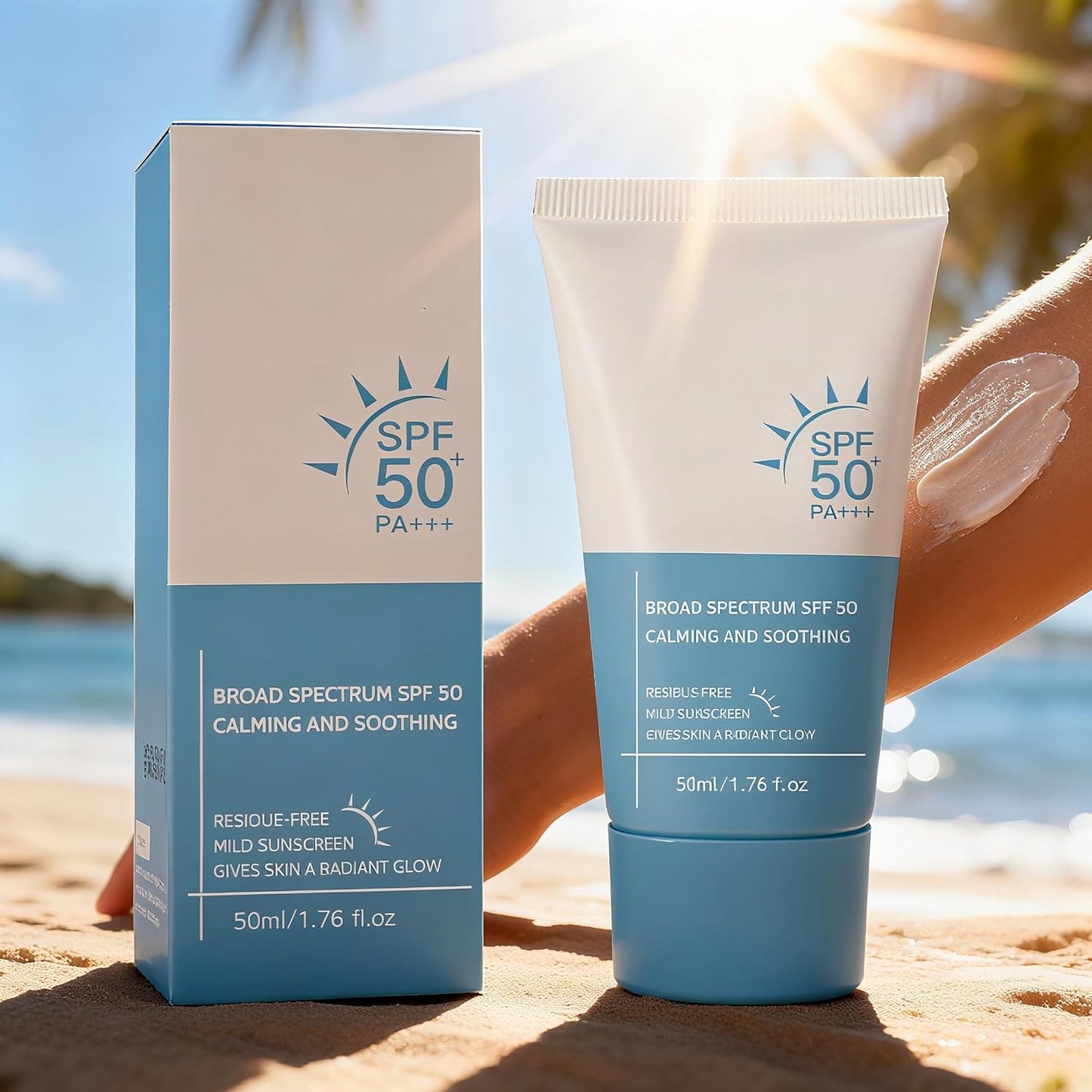 Skiennix Tinted Sunscreen for Face - Broad Spectrum SPF 50+ | Lightweight, Non-Greasy, Natural Coverage - 50ml
