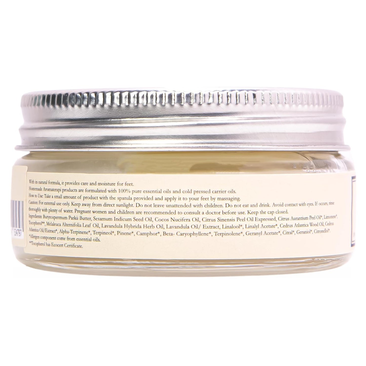 Skiennix Deep Moisturizing Foot Cream - Nourishing Tea Tree, Shea Butter & Coconut Oil | Softens & Hydrates | 1.4 Oz