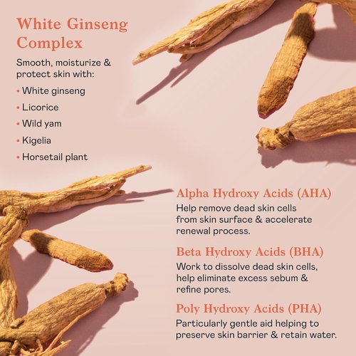 Erborian Skin Hero Facial Peel - White Ginseng Complex for Fine Lines & Pore Reduction | 1.8 Oz