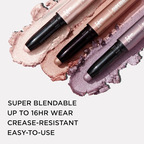 IT Cosmetics Superhero Waterproof Eyeshadow Stick - Longwear Cream for Sensitive Eyes | 0.05 oz