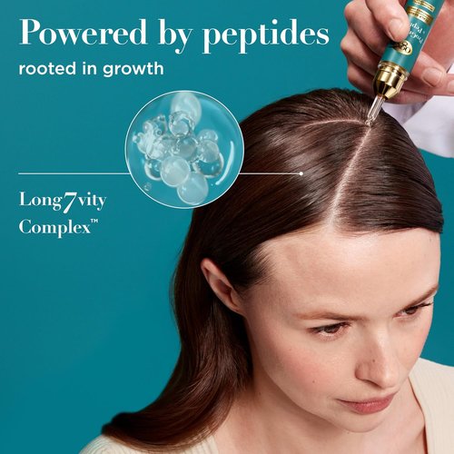 OGX ProGrowth + Peptide Scalp Serum - Strengthens & Hydrates Scalp for Natural Hair Growth | 0.33 fl. oz