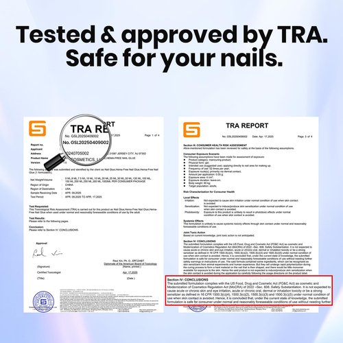 Beetles HEMA-Free Nail Glue for Acrylic Nails Tips, TPO Free 2Pcs 10ml Long Lasting Uv Nail Glue for False Nail Tips, Clear Press On Nails, Skin-Friendly, U V Light Required