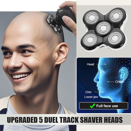 Balder Pro Replacement Head by XR7000 - Compatible with Remington Shaver Models XR7000, XR1500, XR1501 | 2 Count