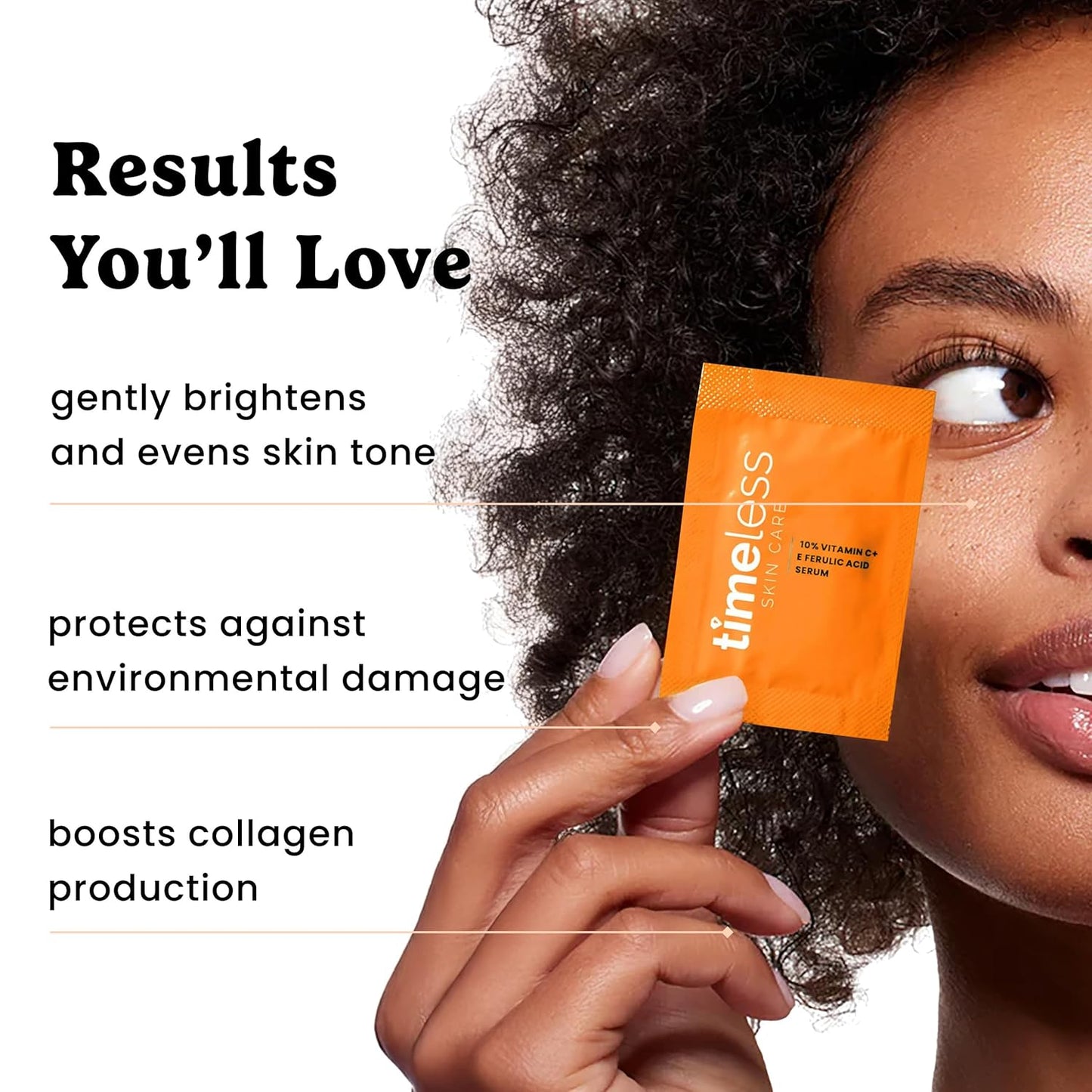 Timeless Skin Care Vitamin C Serum - Brightening Formula with Vitamin E & Ferulic Acid - Fragrance-Free for All Skin Types
