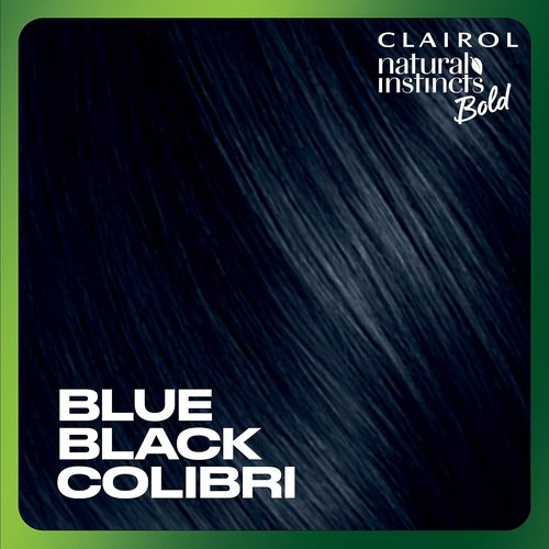 Clairol Natural Instincts Bold Hair Dye - BL28 Blue Black Color | Long-Lasting, Pack of 1