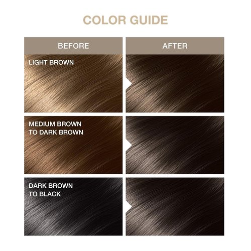 Red by Kiss Tintation Vivid & Shine Permanent Hair Dye - High Lift Argan Oil Formula, 100% Gray Coverage, Sable Brown