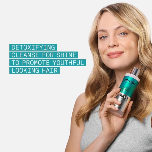 Nioxin Age Defense Shampoo - Detox Scalp Cleanser with Niacinamide | Paraben & Sulfate-Free | Daily Use