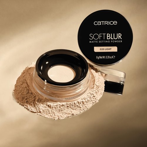 Catrice | Soft Blur Loose Setting Powder | Matte, Airbrushed Finish with Blurring Effect | Long-Wear, No Flashback | Vegan & Cruelty Free (020 | Light)