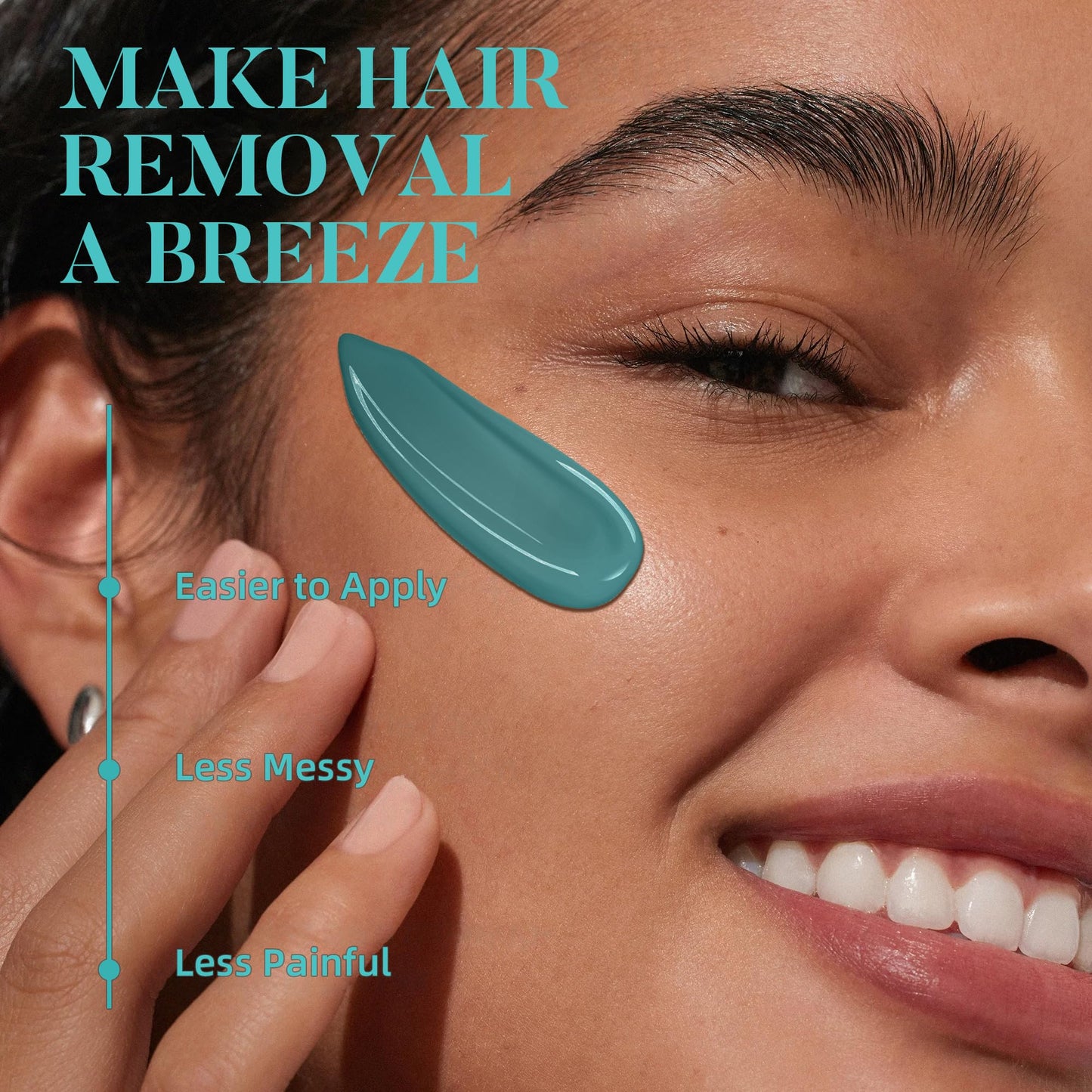 LANSLEYWAX Digital Waxing Kit for Women Men Blue-Green Wax Warmer for Hair Removal with Silicone Pot, Hard Wax Kit, Waxing Machine for Sensitive Skin Brazilian Bikini Leg Eyebrow Full Body Home Use