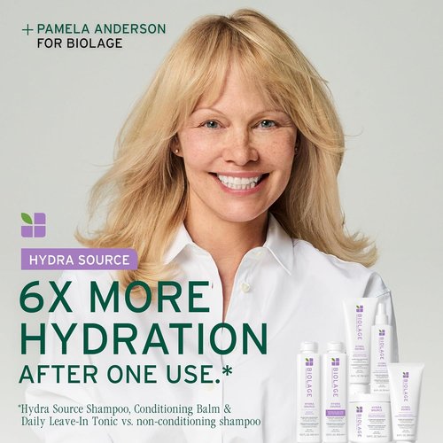 BIOLAGE Hydra Source Detangling Solution - Paraben-Free Formula for Dry Hair, Reduces Frizz & Flyaways