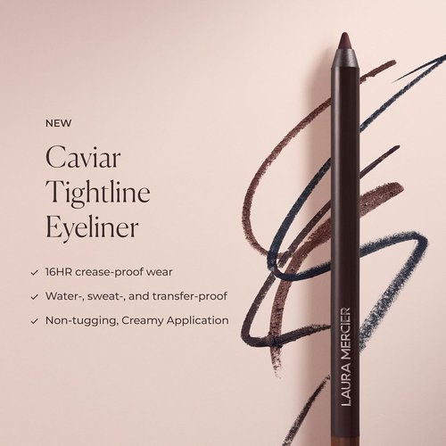 Laura Mercier Caviar Tightline Eyeliner - Long-Lasting, Waterproof Gel Formula for Perfect Lash Line & Waterline