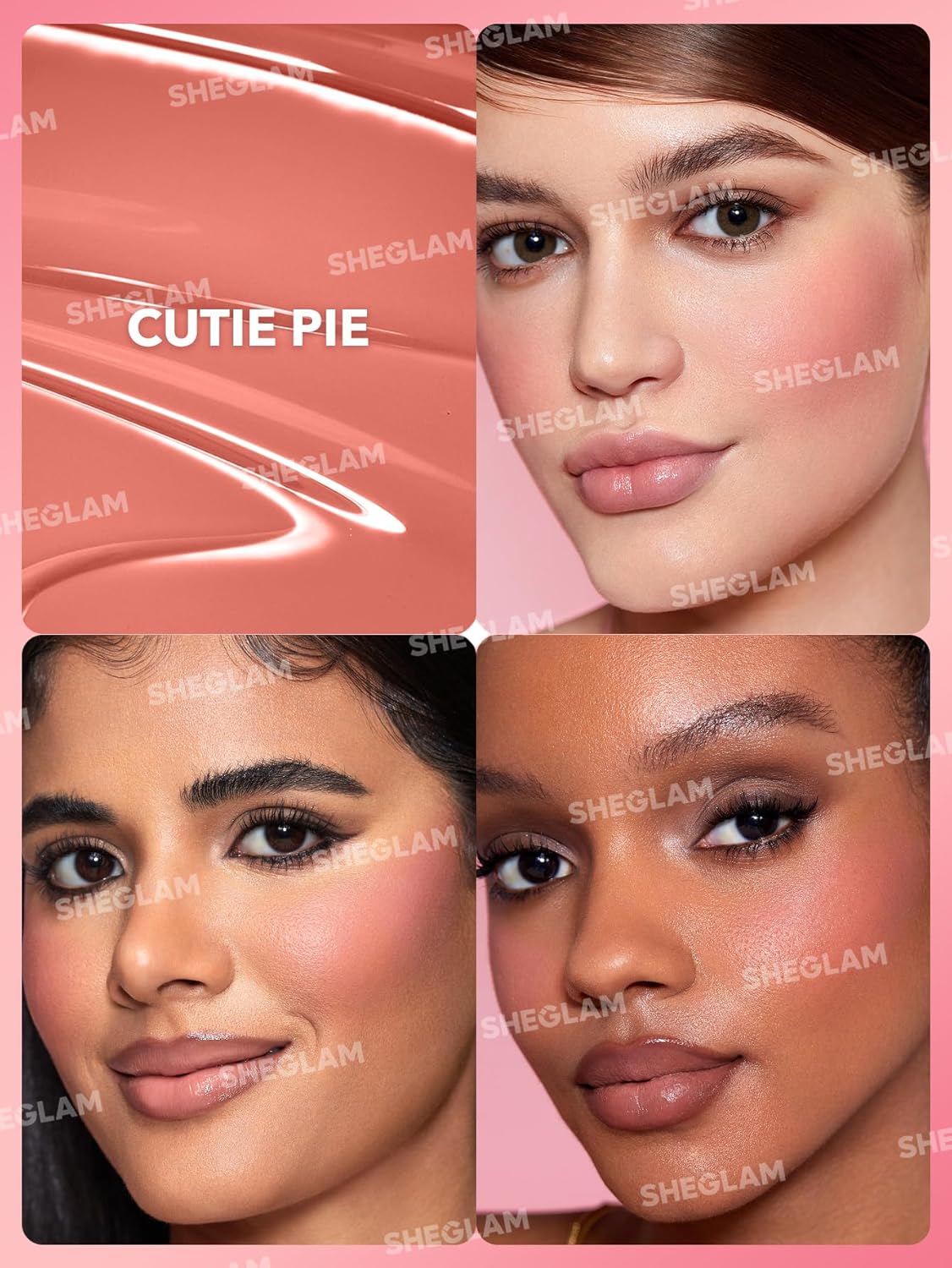 SheGlam Color Bloom Liquid Blush - Matte Finish for Cheeks | Cutie Pie Shade