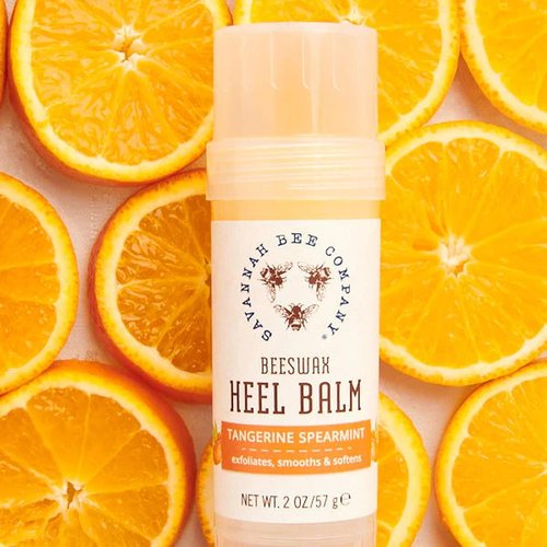Savannah Bee Company Beeswax Heel Balm - Nourishing Foot Balm for Cracked Heels | Tangerine Scent
