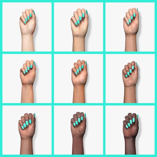 Beetles Teal Gel Nail Polish - Cascade Green 15ML/0.51Fl Oz, Teal Neon Gel Polish, Soak Off UV LED Spring Nails Art Design Manicure Salon DIY Home Neon Nails - Gifts for Women