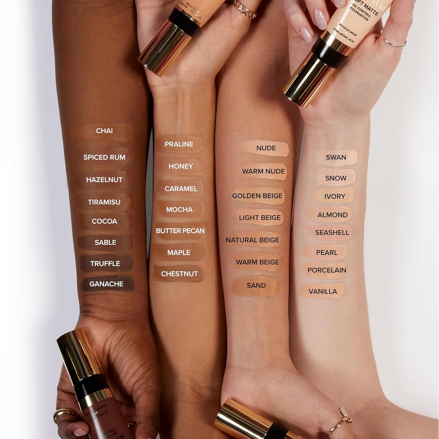 Too Faced Born This Way Soft Matte Foundation - Hydrating, Blurring, Waterproof | 1 Fl Oz for All-Day Oil Control