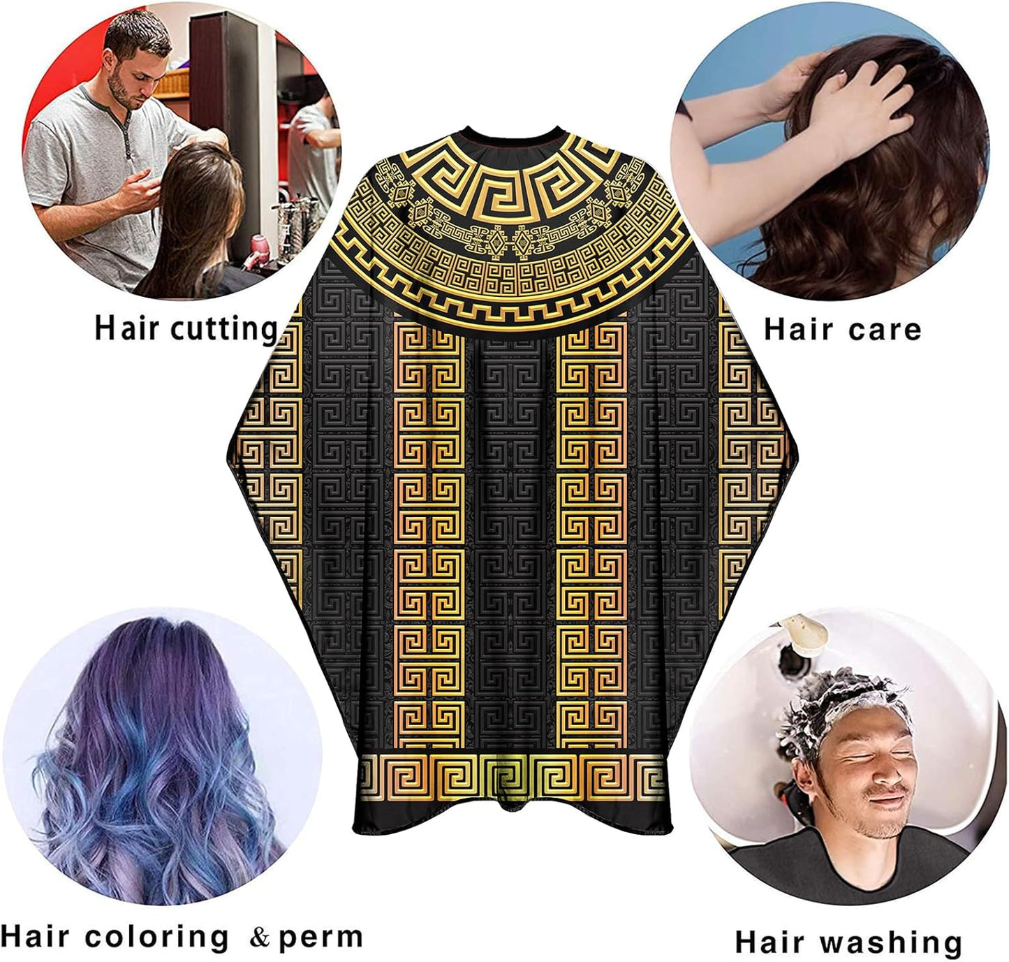 Barber Capes for Men Haircut Salon Cape for Stylist Large Hairdresser Gown-63"*56"